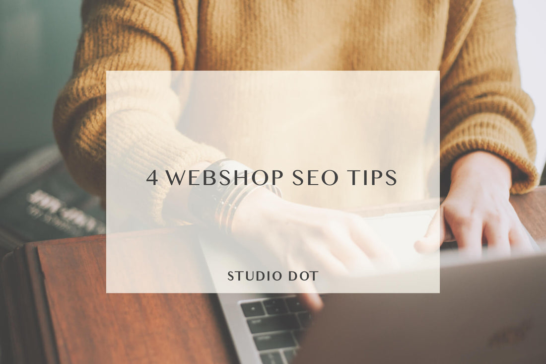 4 webshop SEO tips voor je Shopify webshop